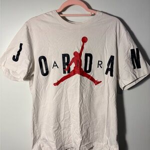 Nike Air Jordan Jumpman Graphic T-Shirt Cream White Men’s Size L